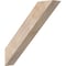 Ekena Millwork 5 1/2"W x 28"D x 28"H Traditional Smooth Knee Brace, Douglas Fir BRC06X28X28TRA00SDF - alternate 1